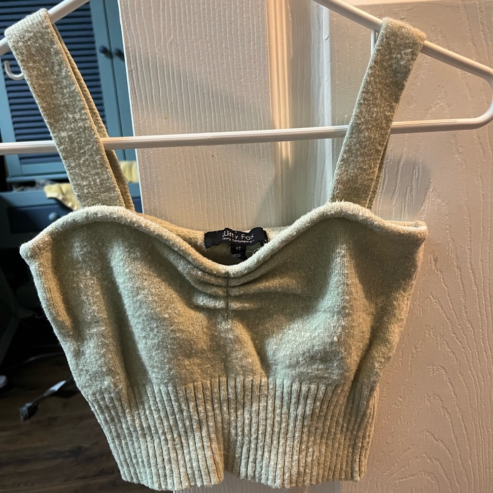 Whitty fox green tank top.
